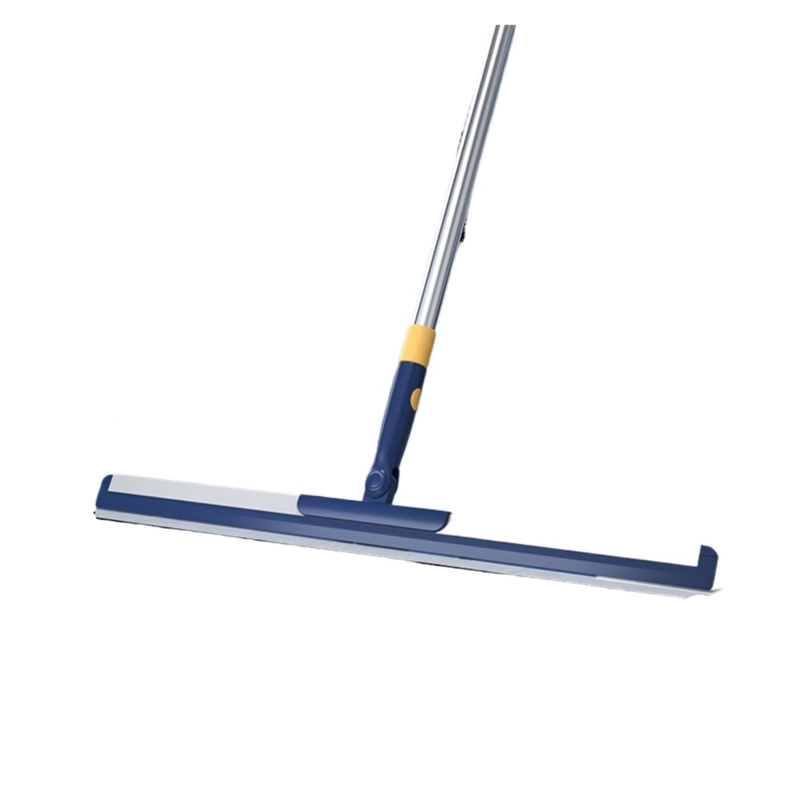 Fregona raspadora retráctil portátil for Limpieza Profunda sin Dejar Marcas Tiras de Goma reemplazables for baño Cocina, Etc(38cm Dark Blue)