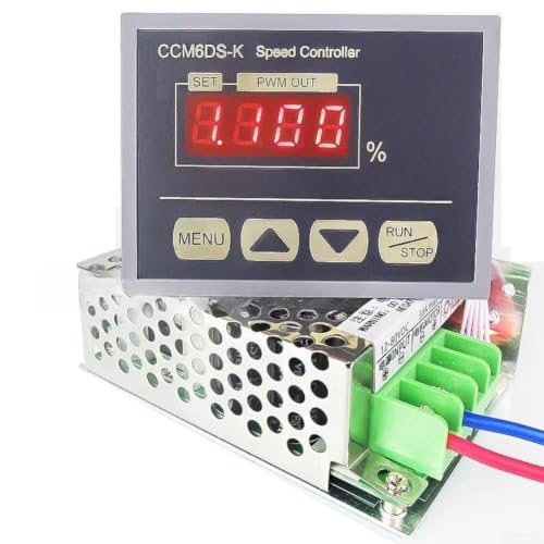 Regulador digital DC 21kHz con controlador motor PWM 12V-80V 30A suave 4