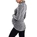 MOMOOD Women's Maternity Long Sleeve Shirt Top Pregnancy Fashionable Sweater Dark Grey L