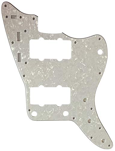Fender US ジャズマスタースタイルギターピックガードスクラッチプレート(4層ホワイトパール)用