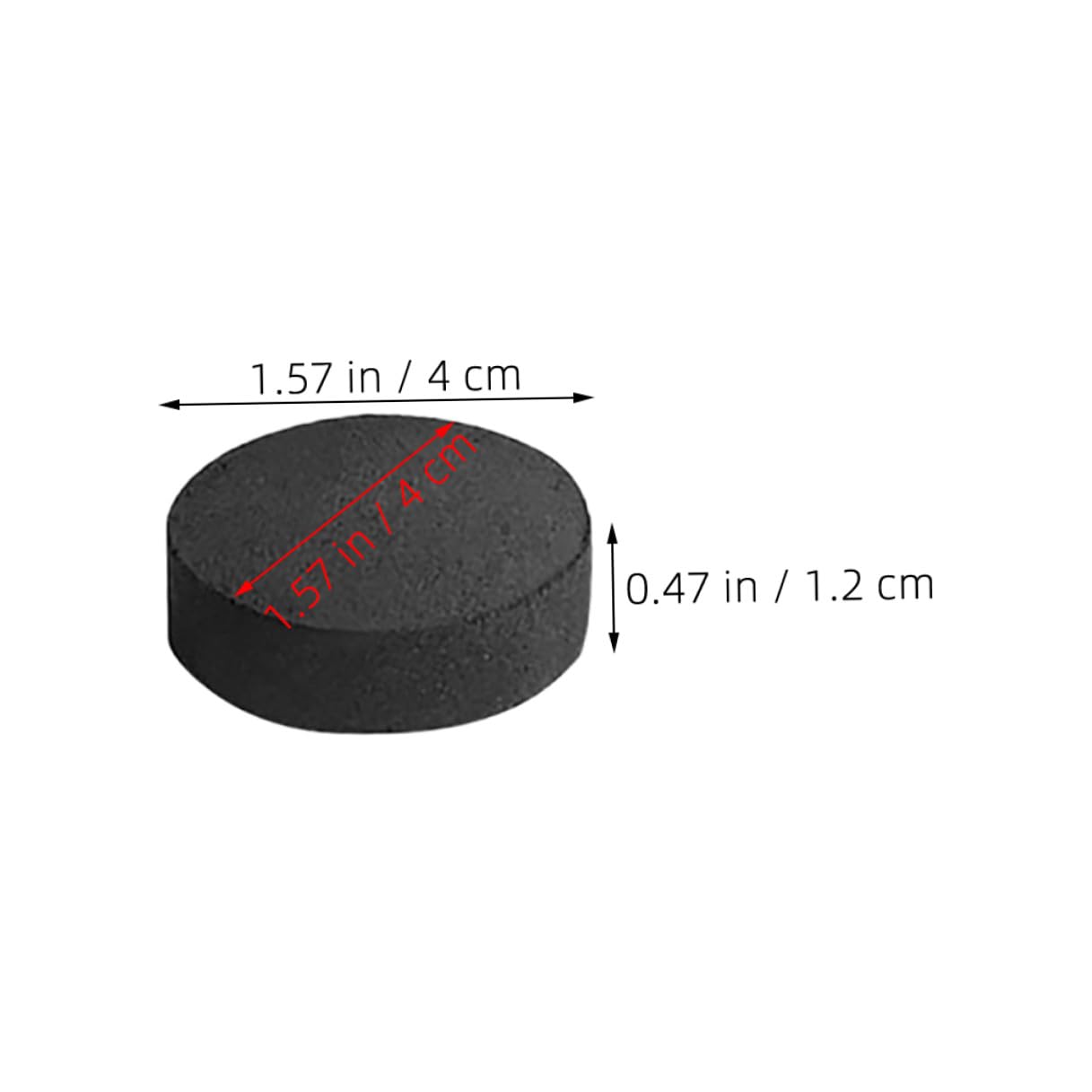 70 naturalnych pastylek Chal do przenośnego grilla, łatwe do rozpalenia, 40 mm, wielofunkcyjne, kempingowe i zewnętrzne, ogniskowe, idealne do domowego kominka