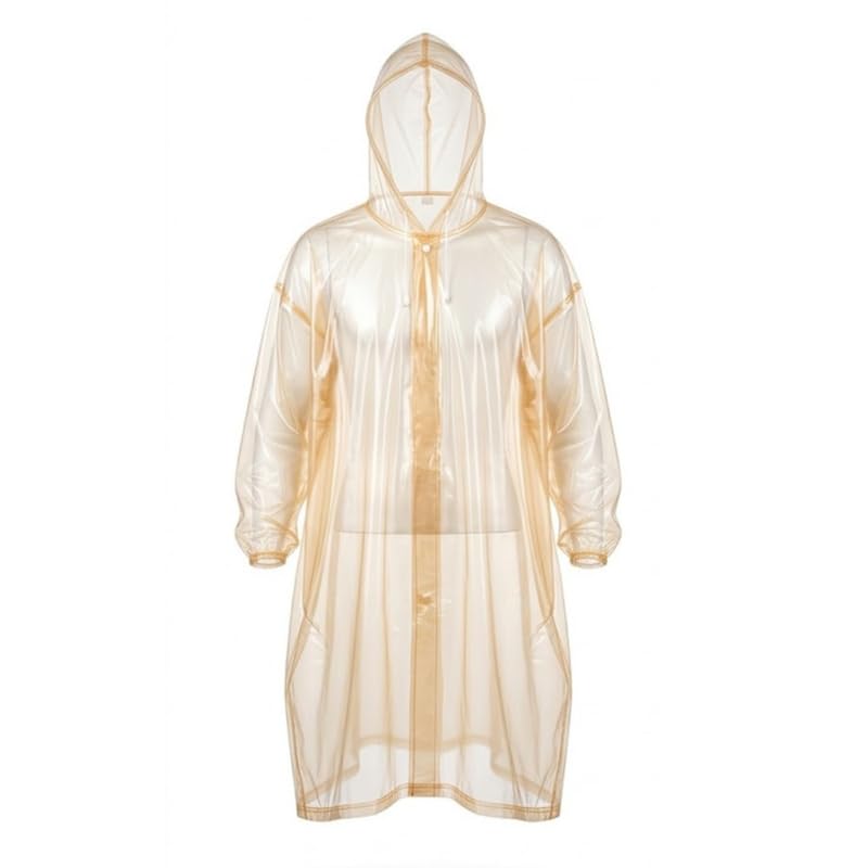 𝟏 𝐘𝐞𝐚𝐫 𝐖𝐚𝐫𝐫𝐚𝐧𝐭𝐲 Compact Emergency Rain Poncho for Men & Women, Waterproof Hooded Disposable Rain Wear, Pocket Travel Rain Cover for Camping, Walking, Outdoor-image-5