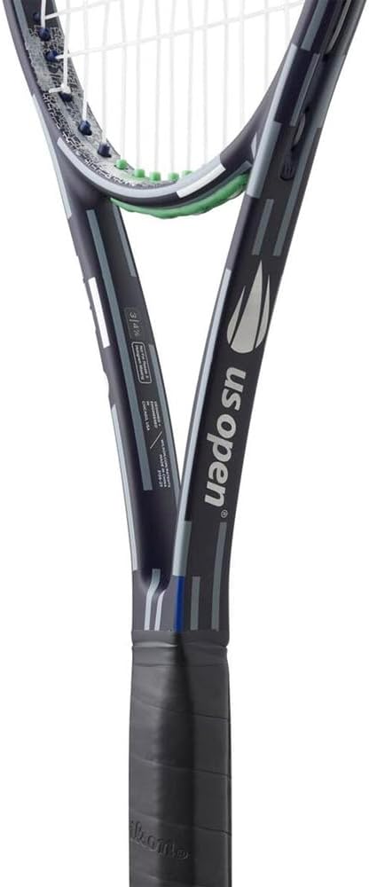 Wilson Blade 98 (16x19) V9 US Open 2025 Unstrung Adult Performance Tennis Racket - Grip Size 2-4 1/4"