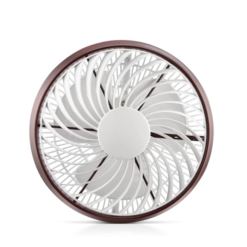 Image of Swing Roto Grill 300mm (12 inch) Cabin Fan | 75W | 2200 RPM | Low Noise | Easy Clean | Wall /Ceiling /Table Mount | Ideal for Kitchen, Bathroom, Office & Shop (Rose Wood)