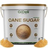 GiDeli Cukier trzcinowy 3 kg nierafinowany w wiaderku