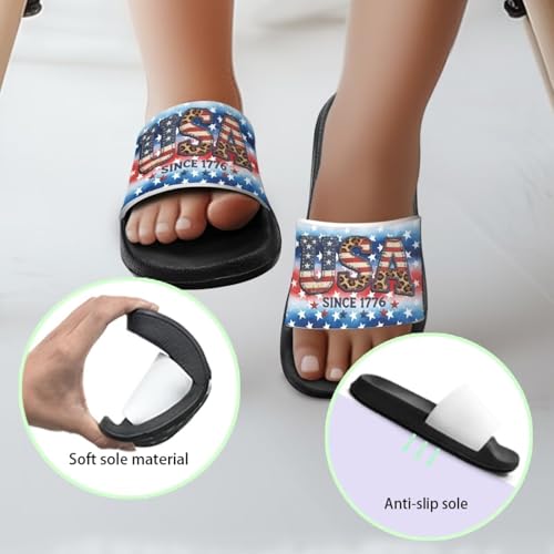 Image of Slides for Boys Girls Quick Drying Kids Slides Sandals Non-Slip