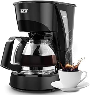 Coffee Maker 4 cup,Gevi Small Drip Coffee Maker With Glass Coffee Pot