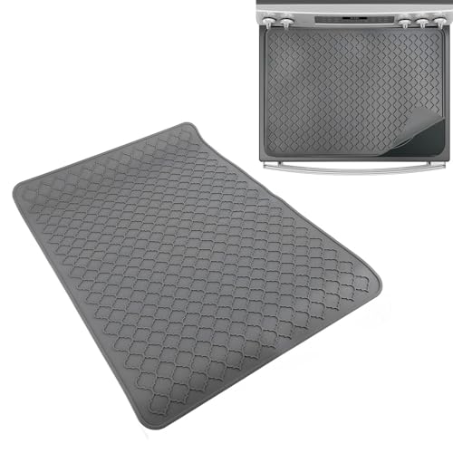Esterat silicona para estufa que evita arañazos y tapete secaplatos grande de cocina gris 7