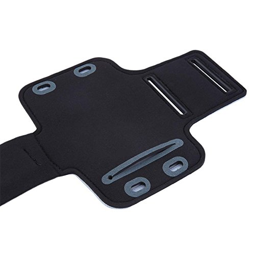 Black Armband Exercise Workout Case with Keyholder fits Jogging fits Verizon Orbic Myra 5G. fits Arms up to 14 inches Big.