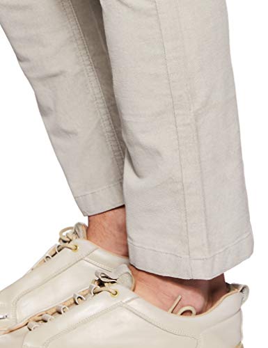 Image of Indian Terrain Mens 5 Pocket Slub Trousers