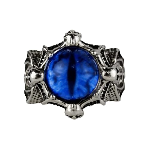 Lavsh Mens Eye Ball Ring - Stylish and Everyday Wear Hip Hop Ring for Men (Blue) (B0D11MP5SP) Amazon Price History, Amazon Price Tracker