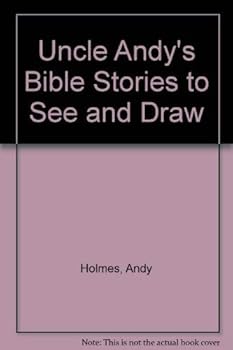 Hardcover Uncle Andy's Bible Stories to See and Draw Book