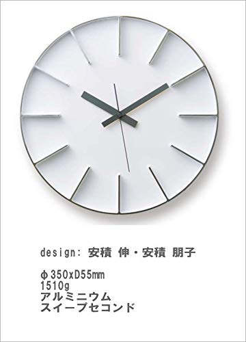 新品☆レムノス エッジクロック 35㎝ Lサイズ 掛け時計 Edge Clock Amazon.co.jp: 掛け時計 エッジクロック 時計 アルミニウム Edge