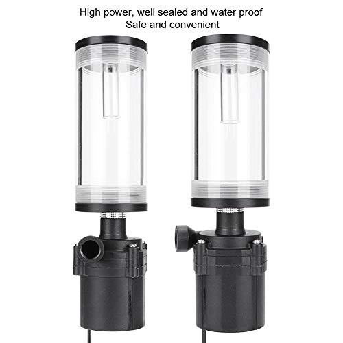 VBESTLIFE PC CPU Sistema di Raffreddamento ad Acqua, Sistema di Pompa Cilindro Raffreddamento CPU Serbatoio di Raffreddamento ad Acqua a Tenuta stagna per PC