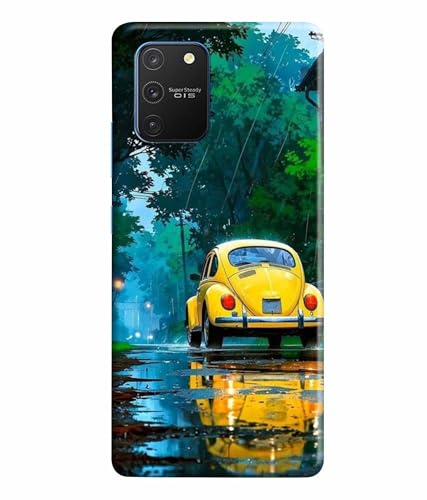 Image of Printed Hard Back Case Cover & Compatible for Samsung Galaxy S10 Lite | Car Painting Art (Multicolor) - D1197