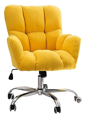 Chaise de bureau ergonomique jaune pour éviter le mal de dos