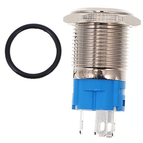 Alipis Interruptor de Pulsador Momentáneo Interruptor de Circuitos Luz LED Automóviles y PC