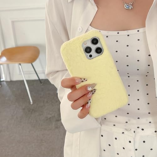 Étui chaud d'hiver pour iPhone 16 coque douce et duveteuse cadeau idéal