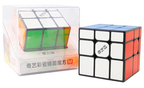 Image of HAWKISTER Qiyi 3X3 Mirror Cube - Magnetic, Tiled, Stickerless Speed Cube Puzzle, 6+ Years