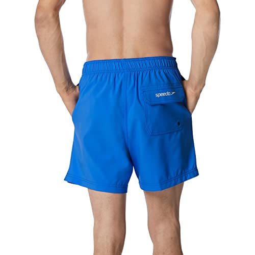 Speedo Men's Standard Swim Trunk Knee Length Volley Comfort Liner Solid, 16" Blue, 2Xl #TOP10
