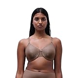 Chantelle C Magnifique Seamless Unlined Minimizer Sujetador Reductor, Transparente, marrón Avellana, 105F para Mujer