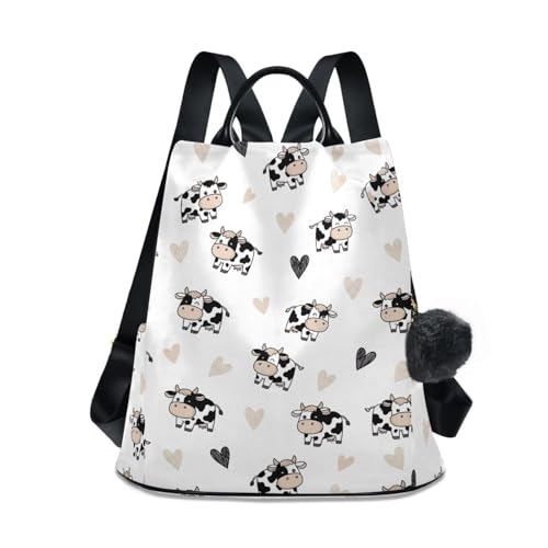 Sac à dos femme plusieurs poches et fermeture dos en cuir