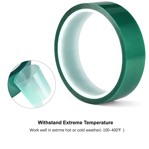 ACIT 2 rotoli di nastro alta temperatura, adesivo