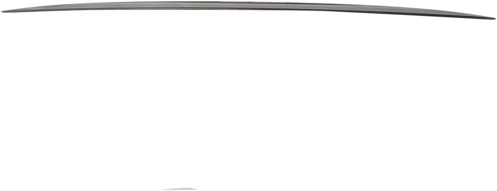 Trunk Spoiler Compatible with 2007-2013 BMW 3-Series E92, M3 Style Unpainted Raw Material Black ABS Rear Tail Lip Deck Boot Wing by IKON MOTORSPORTS, 2008 2009 2010 2011 2012