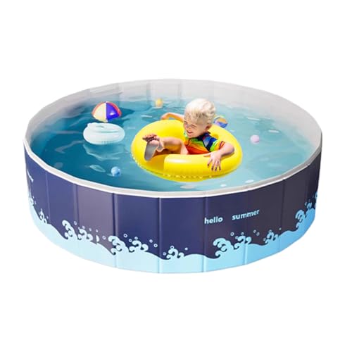 Piscina Infantil - Piscina De Juego | Gran Capacidad Juguetes De Casa De Juego Plegable Actividades De Natación Jardín Terraza Estanque Vacaciones Y Interior