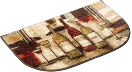 Mohawk Home Machine Washable Mat ,Wine and Glasses, Set