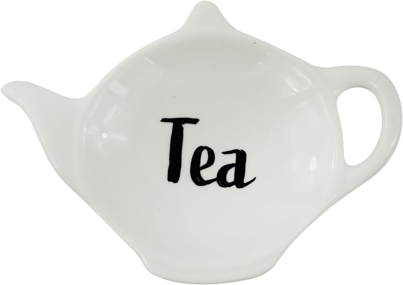 Porcelain Teapot Shape Teabag Tidy Holder, Tea Bag Tidy, Kitchen