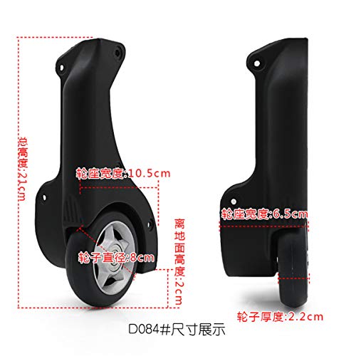 Roues de rechange for bagages directionnels et roulettes Spinner D084# - 2