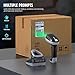 TEEMI 2D Bluetooth Industrial Barcode Scanner High-Resolution Megapixel Sensor Handheld Reader Industrial Rugged Design Easy Battery Swap Powerful Data Parsing (USB Cradle and Spare Battery Included)