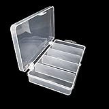 Honbay Clear Visible Plastic Fishing Tackle Accessory Box Fishing Lure Bait Hooks Storage Box Case...