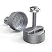 Produktbild Profi Burgerpresse Hamburgerpresse Ø 100 mm Aluminium - Pattyauswerfer Anti-Haft-Prägung | Aluguss-Presse für perfekte Burger Hamburger | Pattie Maker Patty Former - hochwertige Hackfleischpresse