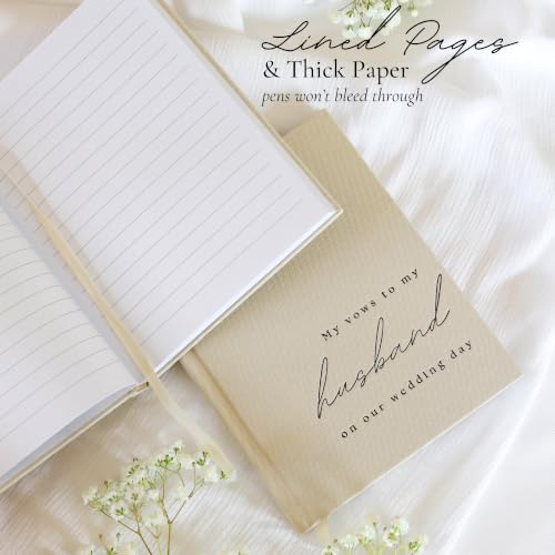 Image of Wedding Vow Books His and Hers 2 Pack Linen Hardcover Vow Book Set