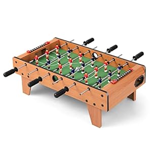 Giantex 27 Foosball Table Easily Assemble Wooden Soccer Game Table Top wFootballs Indoor Table Soccer Set for Arcades Game Room Bars Parties Family Night