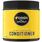4ORCE OF NATURE Shea Butter 4C Leave in Conditioner for Natural Hair | Low Porosity Hair Moisturizer...