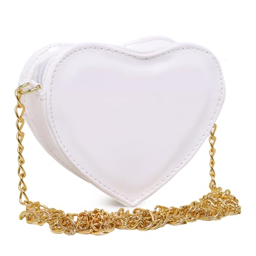 Bolsa Feminina Transversal Pequena Corazon Ajustável (Branca)