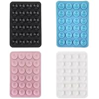 4 Stück Silikon Saugnapf Handyhülle,Handy Noppen Halter Rückseite,Phone Halterung Saugnäpfe,Suction Holder Handyhalter,Silicone Handy-saugnapf,Befestigung Silikon-saugnäpfe,Saugnäpfen