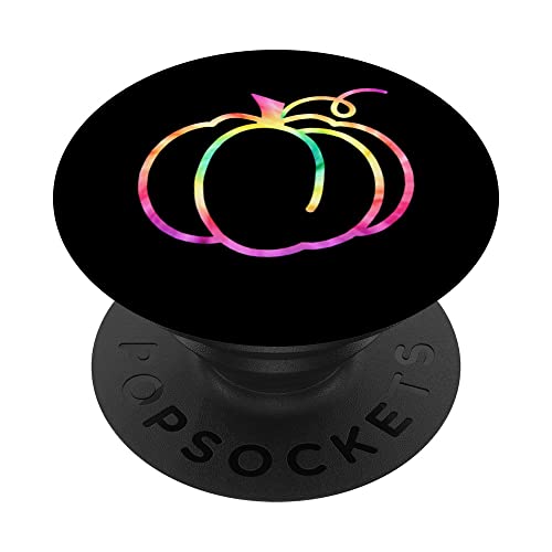 Fall Pumpkin Tie Dye Pumpkin Thanksgiving Halloween Costume PopSockets mit austauschbarem PopGrip