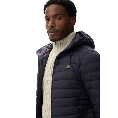 SUPERDRY Hooded Fuji Lite Jacket Abrigo, Eclipse Navy, XL Unisex Adulto
