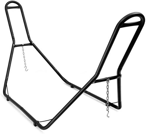 GOPLUS Support de Hamac Robuste 200KG, Acier Haute Qualité, 276x97x122cm Jardin Camping