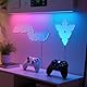 10pcs Led Gaming Panels, LED Smart Wandleuchte Wifi RGB mit IC Musik Sync Wandbeleuchtung Dreiecke, App Steuerung Funktioniert mit Alexa Google Zimmer and Gaming Deko