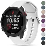 Meliya Replacement Bands for Garmin Forerunner 245/245 Music, 645/645 Music, 55/158 & Venu 2 Plus/Sq/Vivoactive 3/Vivomove - 20mm