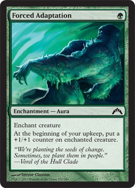 adapt mtg cards Amazon.com: Magic The Gathering - Forced Adaptation (120)