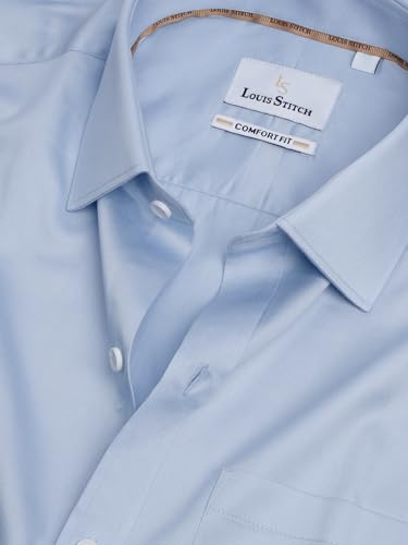 Image of LOUIS STITCH Men's Regular Fit Formal Shirts for Men (ST-S1-CF-900 (1))