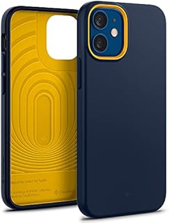Caseology Nano Pop Case Compatible with iPhone 12 Mini - Blueberry Navy