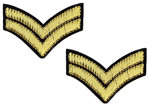 topt mili lot 2 ecusson Militaire USA Sergent aviateur thermocollant 6x4cm Grade patche Badge