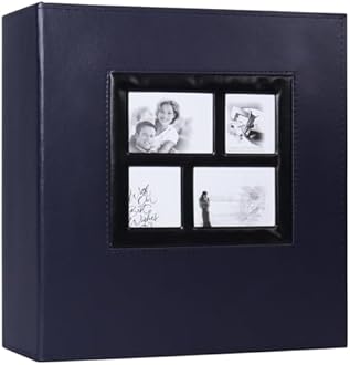 RECUTMS Photo Album 4x6 1000 Pockets Photos, Extra Large Capacity Family Wedding Picture Albums Holds 1000 Horizontal and Vertical Photos (Blue)